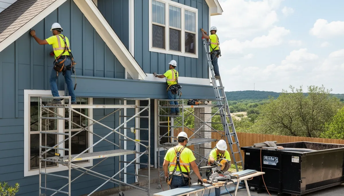 Austin, TX siding contractor showcasing professional exterior siding installation services