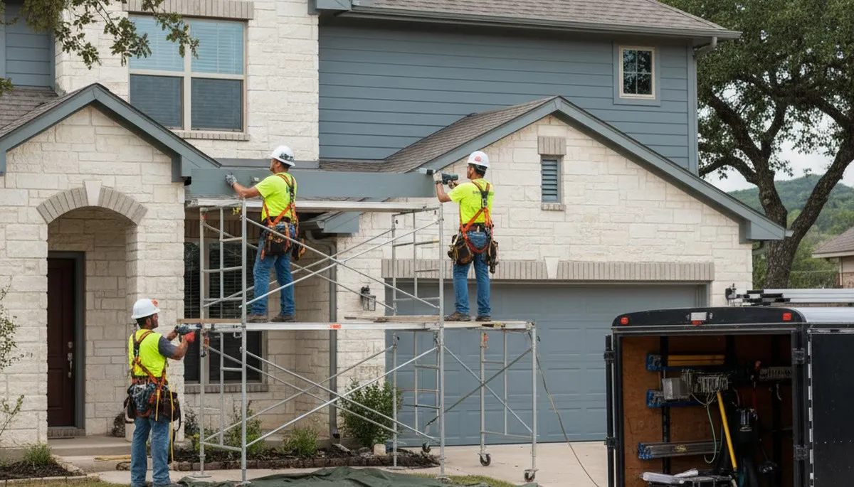 Austin, TX siding contractor exterior home siding installation and repair service