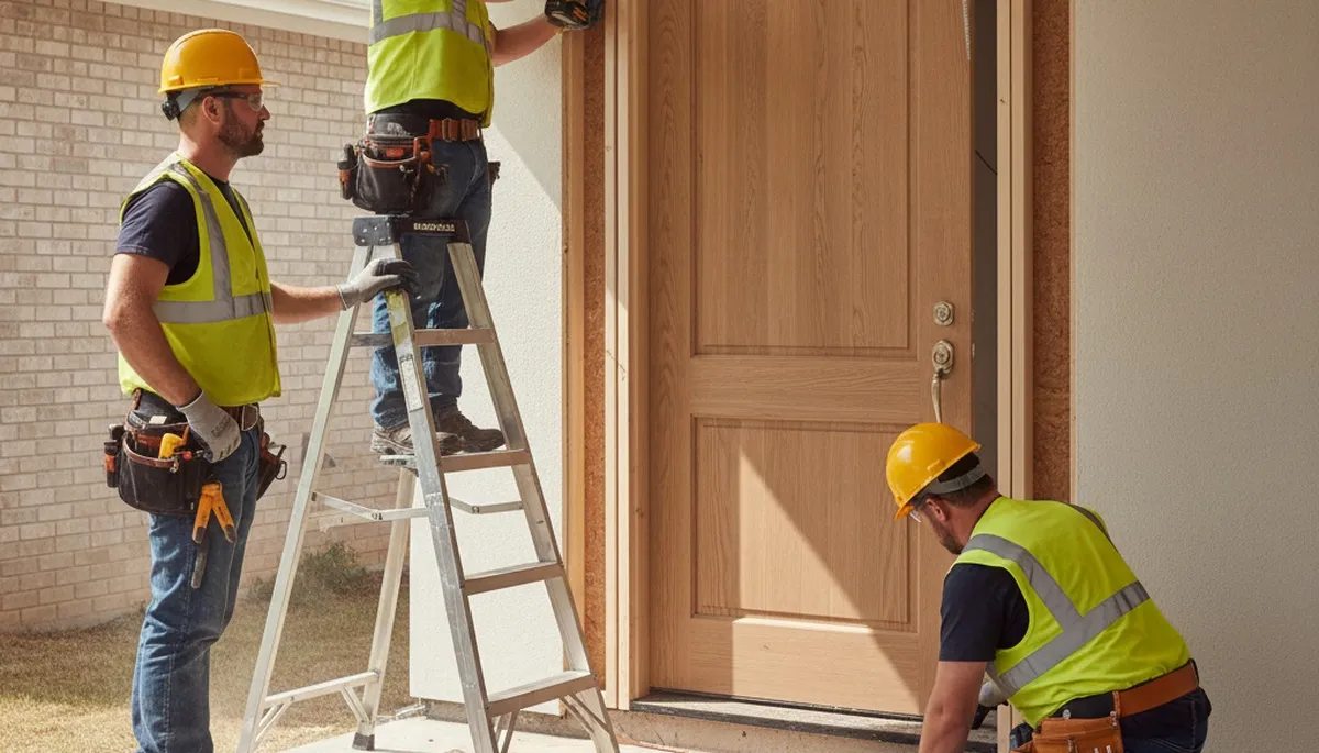 Austin, TX door installation by FX Remodeling & Exteriors for durable home protection
