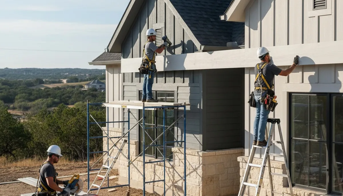 Austin, TX siding contractor serving residential and commercial exterior siding installation and repair
