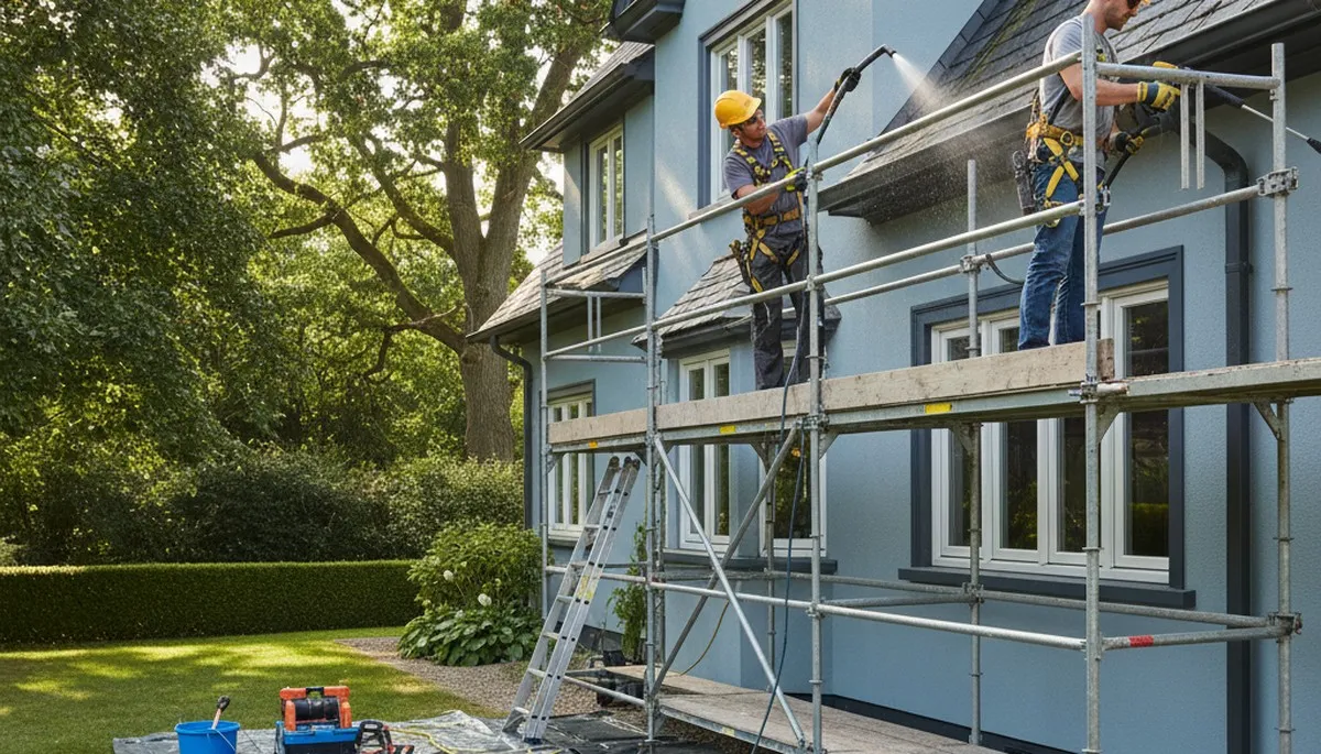 Austin, TX gutter cleaning service by FX Remodeling & Exteriors for clear, properly working gutters