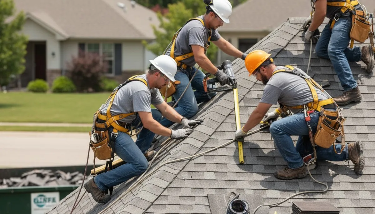 Austin, TX siding contractor inspecting exterior home for repair and replacement services