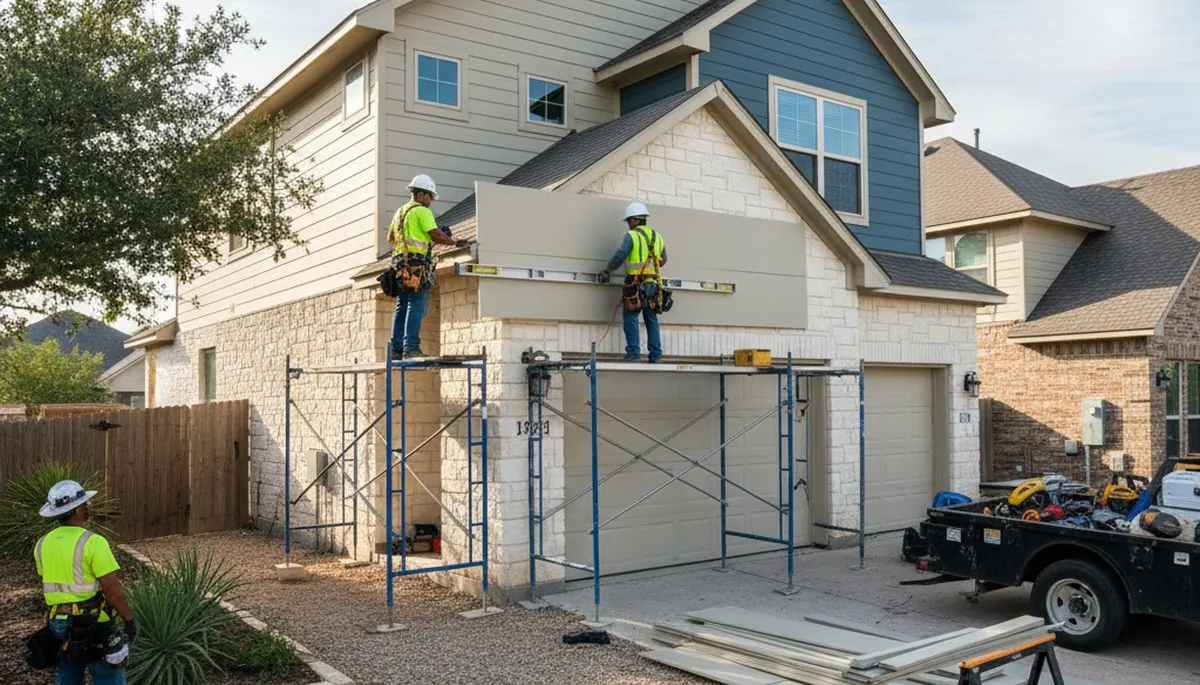 Austin, TX siding contractor providing professional exterior siding installation and replacement services