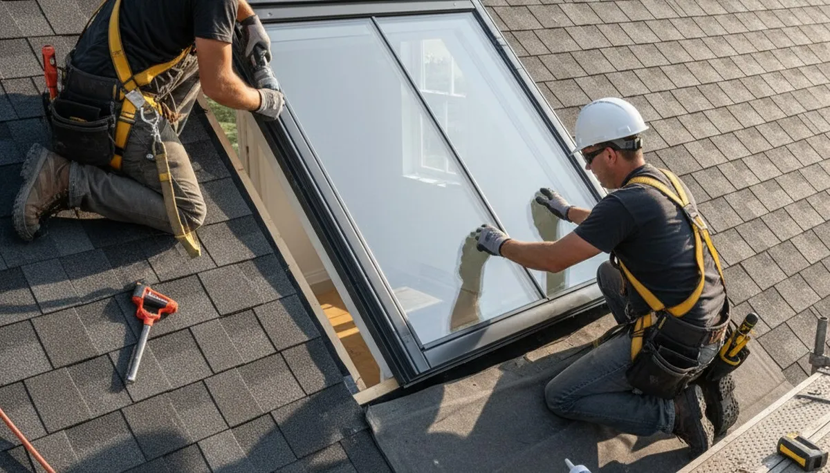 Austin, TX skylight installation by FX Remodeling & Exteriors for natural light and energy efficiency